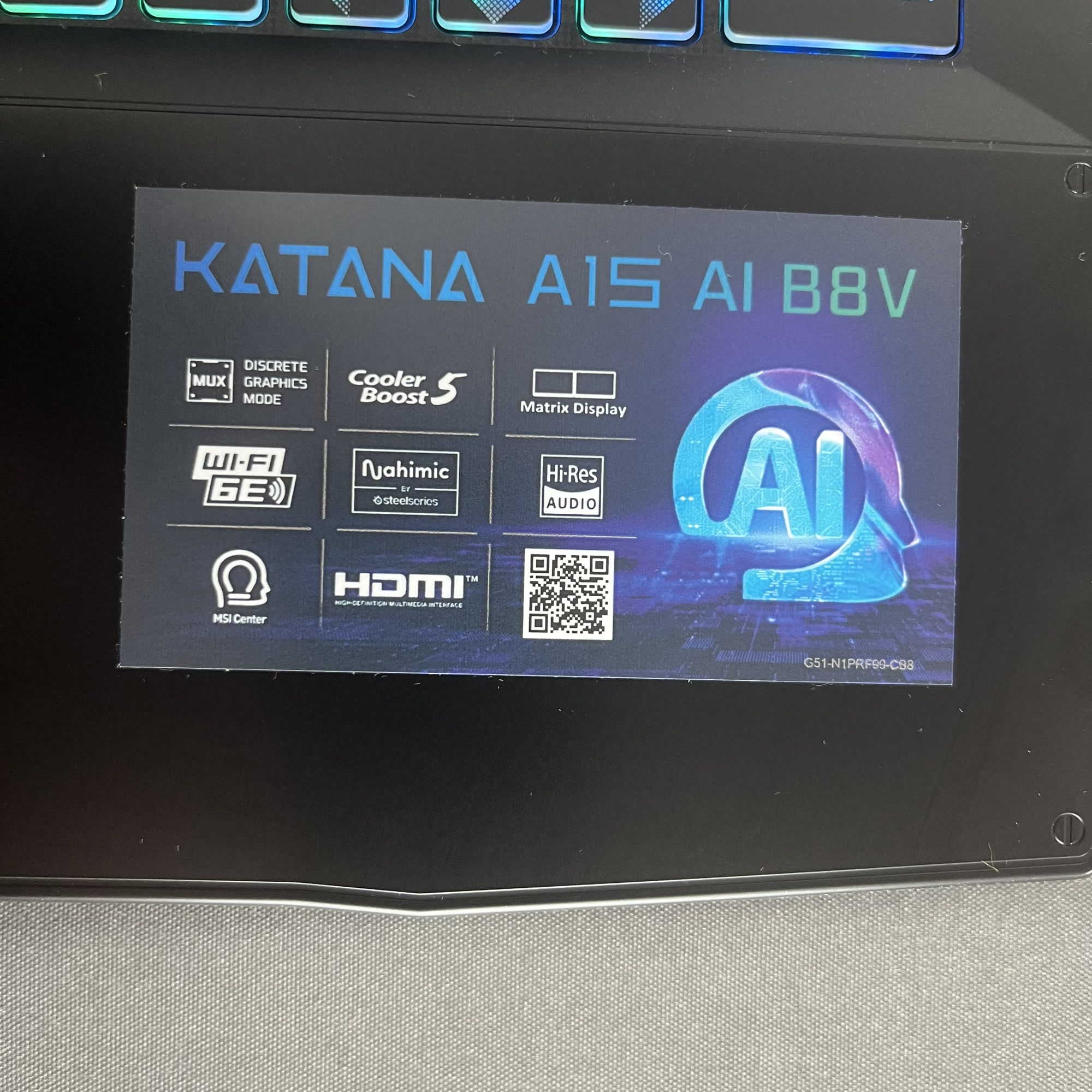 MSI Katana A15 AI B8VG
