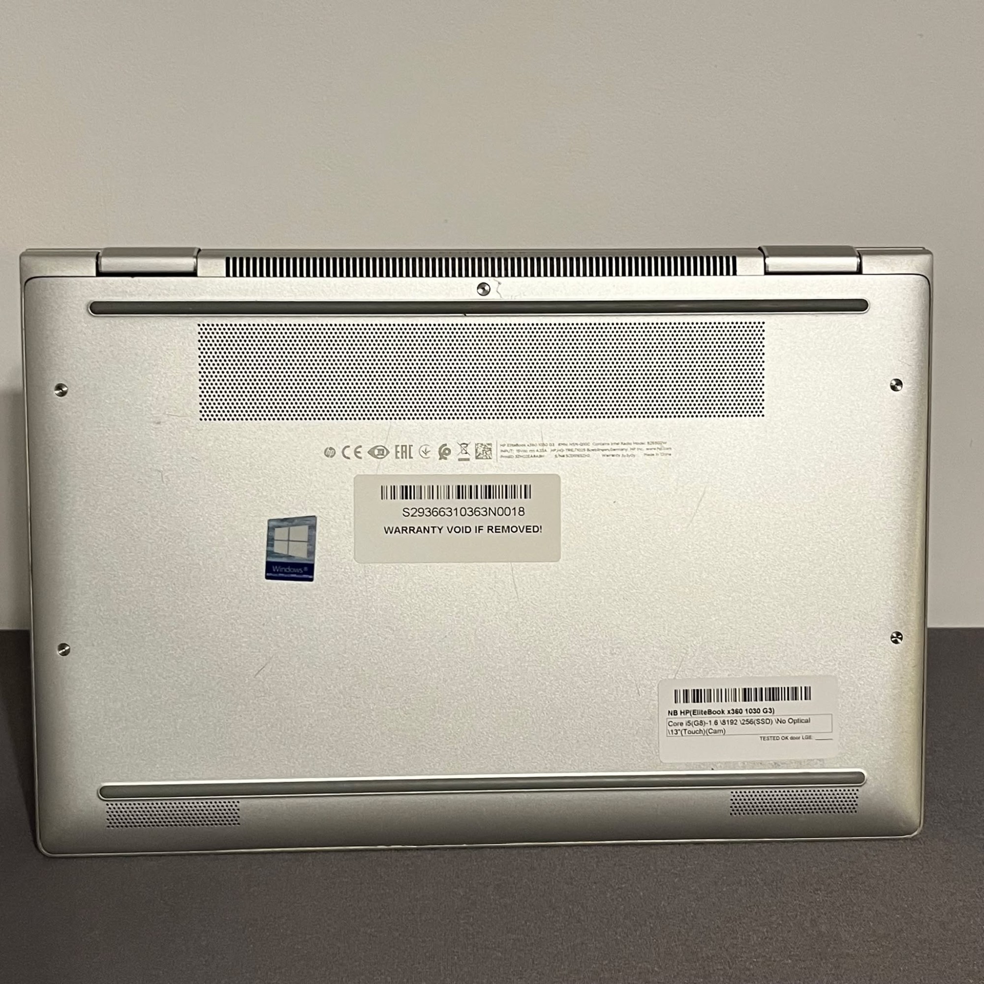 HP EliteBook x360 1030 G3 HP EliteBook x360 1030 G3