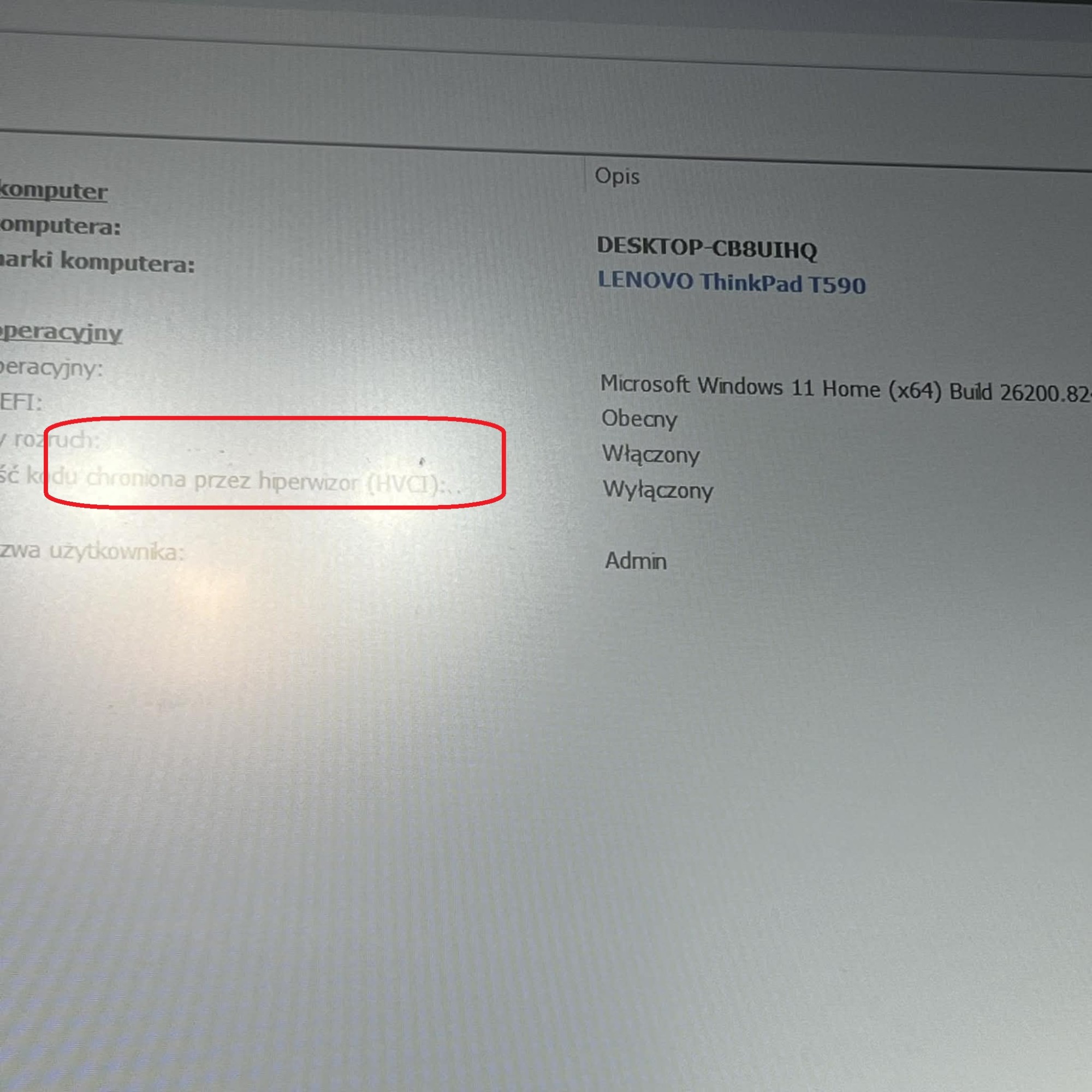 Lenovo ThinkPad T590