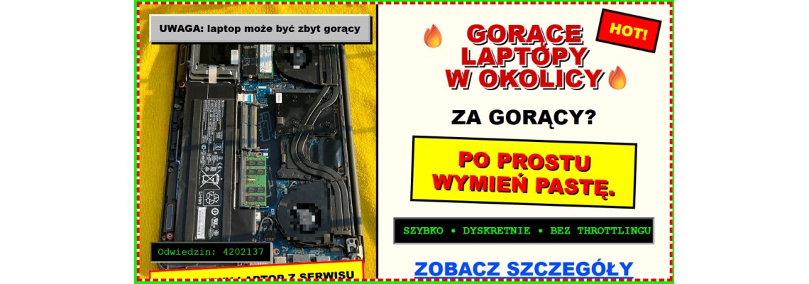 Akcja serwisowa laptopów do 24 Sierpnia